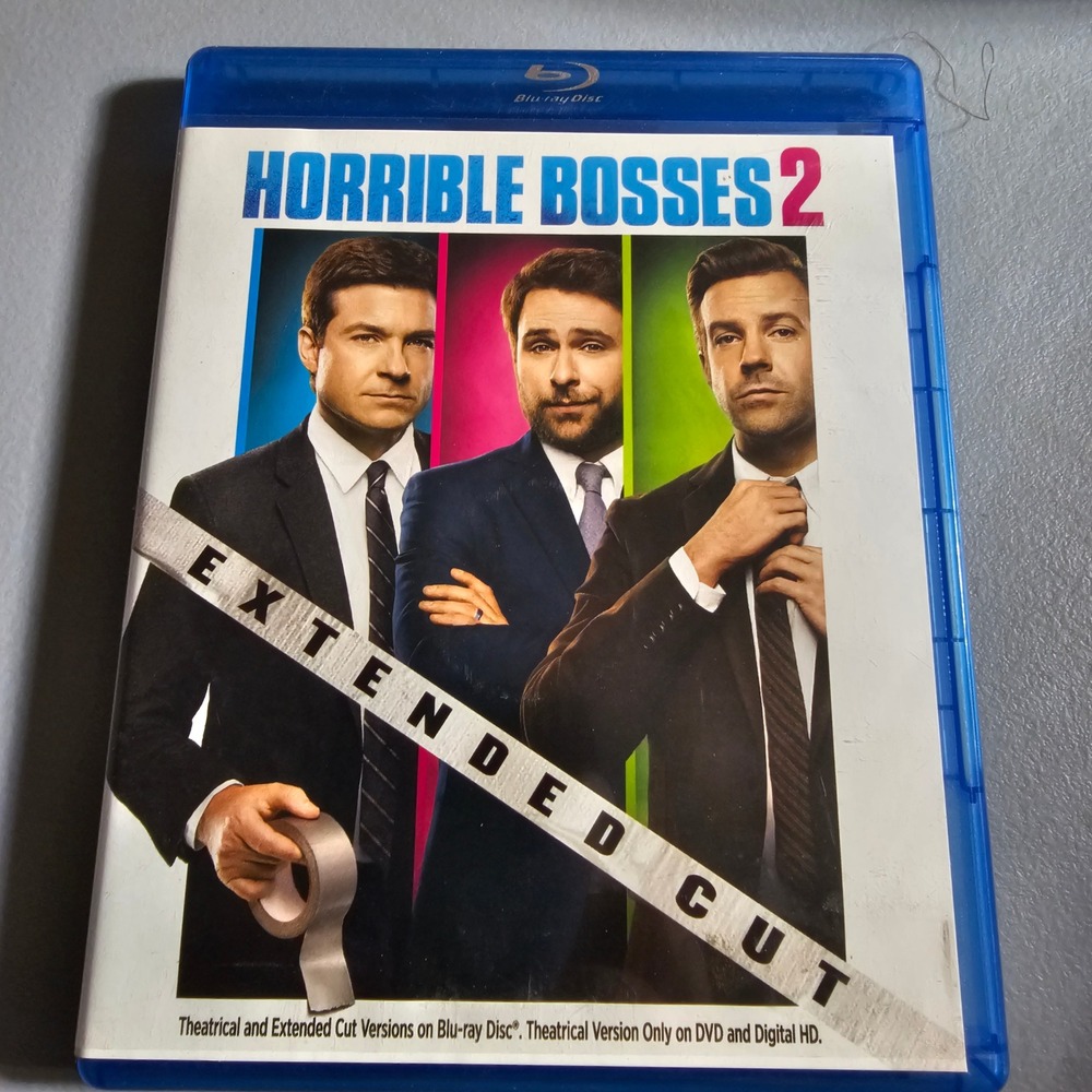 Horrible Bosses 2 Blu-ray Extended Cut Jason Bateman Charlie Day Jason Sudeikis